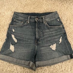 Ultra high waist mom shorts